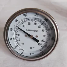 1/2″ BSP Bimetal Thermometer Home Brew Dial 3″ 0-220F Beer Brew Mash Wort Temperature Boil Tank Temperature Meter Weldless Kettl