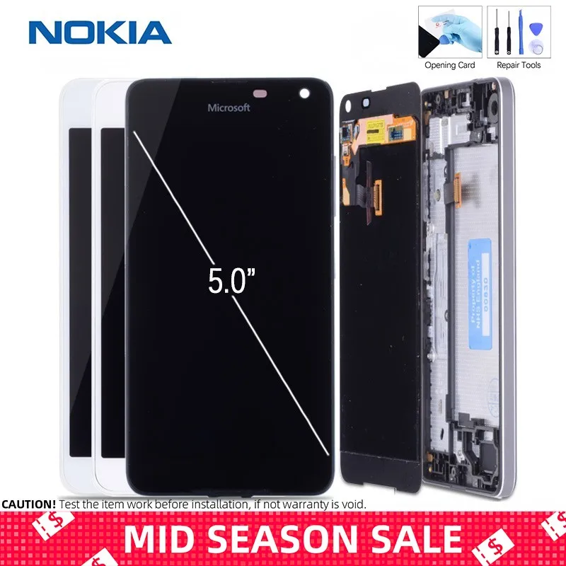 Original 5.0" Display For NOKIA Microsoft Lumia 650 LCD Touch Screen