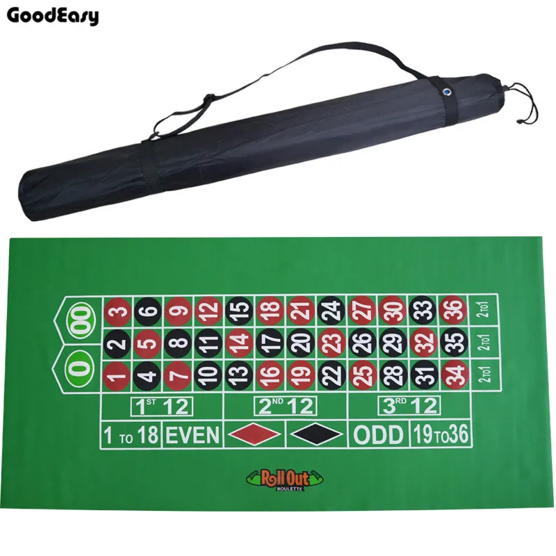 183*90Cm Suede Rubber Square Green Roulette Black Jack Poker Table Mat Poker Gaming Table Cloth Board Cloth with Shoulder Bag floral print table cloth