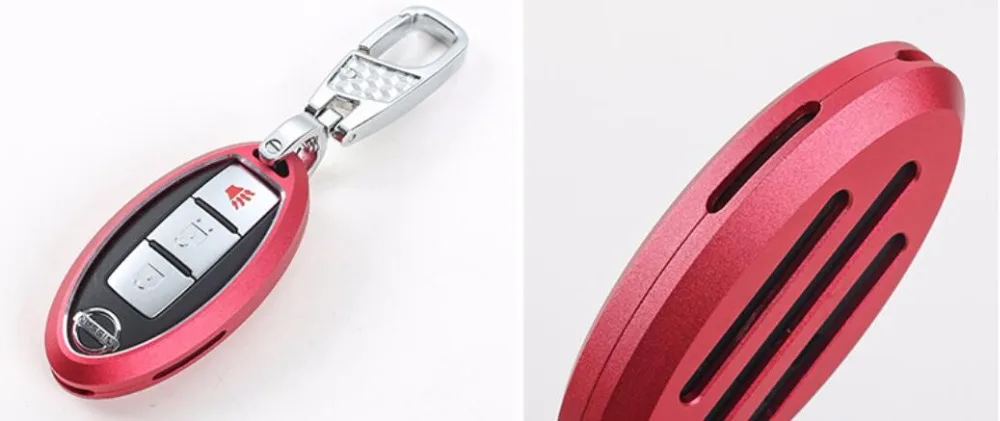 Новейшая ключевая цепочка чехол Корпус кольцо брелок алюминиевый сплав для Nissan Patrol Y62 год 2012-17