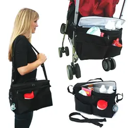 Ребенок и новорожденных утепленный Детские Коляски Организатор пеленки мешок превращается в мешок с большое пространство для хранения