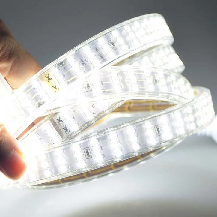 US 110V Three Row 2835 LED Strip Light Waterproof 264Leds/m Warm/White Home Decoration Lights 1m~50m | Лампы и освещение