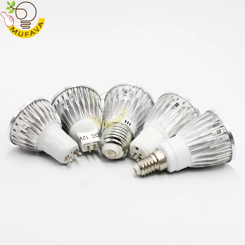 1 шт./лот новинка высокое Мощность Led MR16 GU5.3GU10 E27 9w12w15w затемнения прожектор теплый