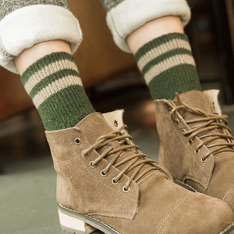 Женские носки из кроличьей шерсти, женские носки из кроличьей шерсти в Корейском стиле(5 пар/лот