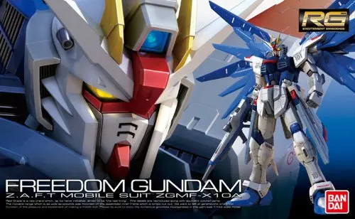 

Bandai Gundam 71625 1/144 RG 05 FREEDOM Mobile Suit Assemble Model Kits Action Figures Plastic Model toys