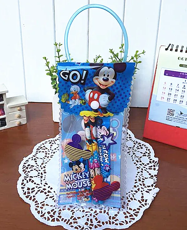 Новое поступление на год день школьные принадлежности ; детская одежда; подарок на день рождения Творческий канцелярские Подарочная коробка ученики подарочный набор приз - Цвет: The small bag