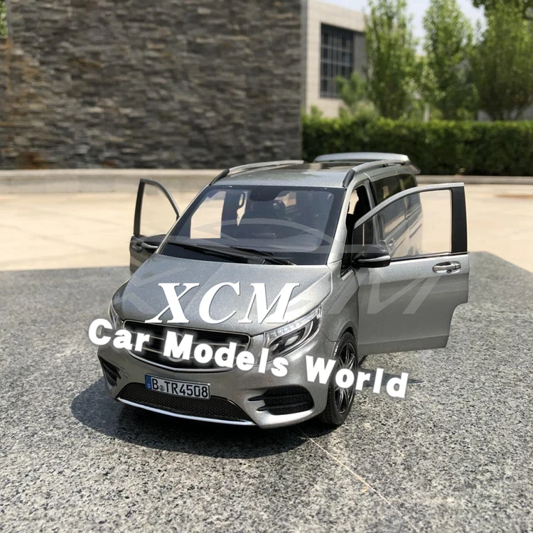 Литая модель автомобиля для Norev V-Class AMG-Line(серый металлик) 1:18+ маленький подарок