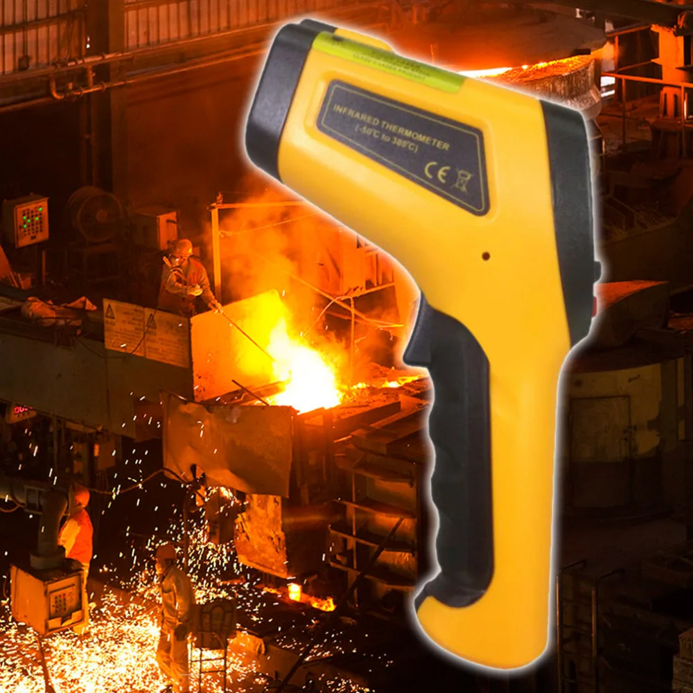 

2016 Hot Sale High Temperature Professional Infrared Thermometer With Type K Input HT-862 With Laser And Backlight