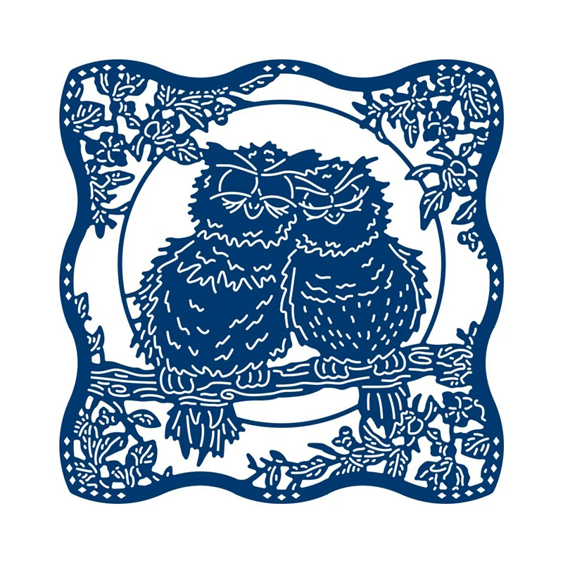 

Owl Animal Background Frame Metal Cutting Dies for Scrapbooking New 2019 Craft Die Cuts Card Making Embossing DIY