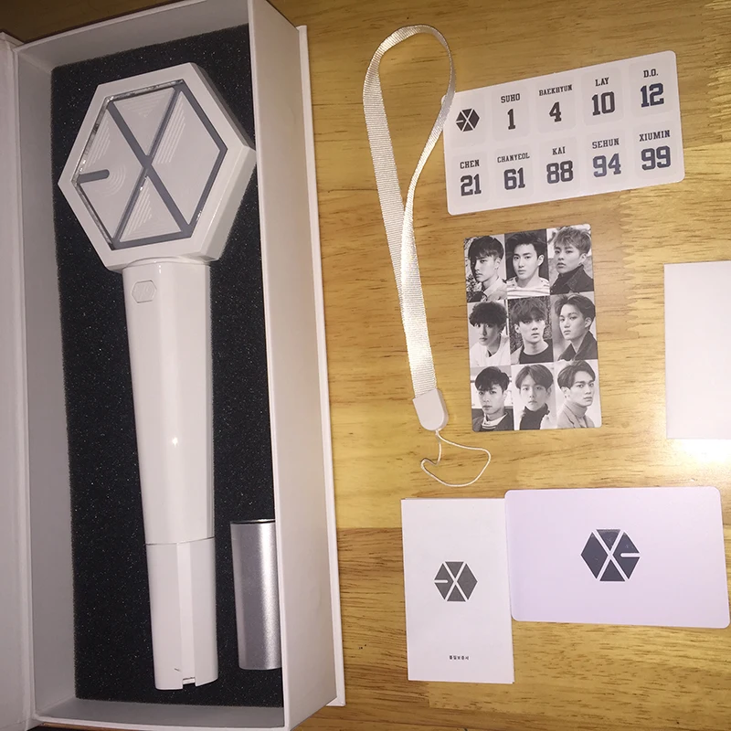 [MYKPOP]~ Официальный~ EXO Официальный светильник Stick Ver. 2,0 для EXO концерта KPOP коллекция фанатов SA18110301