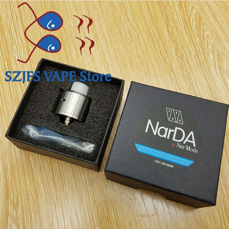 

NEWEST NarDa RDA 316 stainless steel 22mm diamater rebuildable Vaporizer Tank Fit 510E Cigarette box mod VS Apocalypse GEN 2 RDA