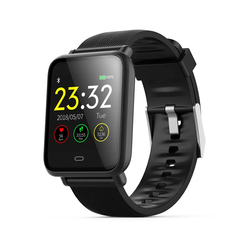 

Q9 Blood Pressure Heart Rate Monitor Smart Watch IP67 Waterproof Sports Fitness Trakcer Watch Men Women Smartwatch For Android