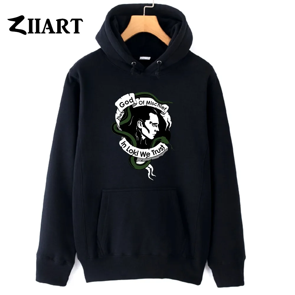 В loki we trust the god of mischief винтажная одежда для портретной пары мужские флисовые