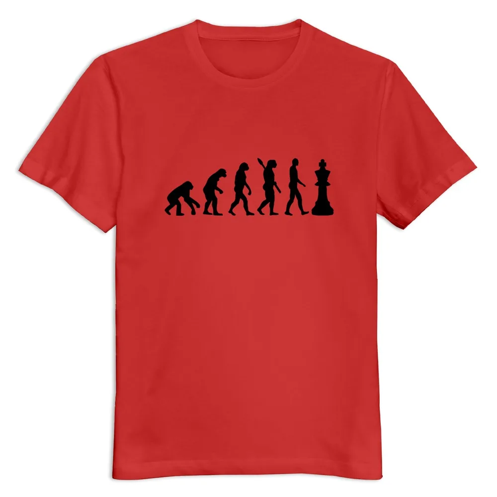 Round Neck Chess king Men t shirt Famous Fashion Style boys tees shirt