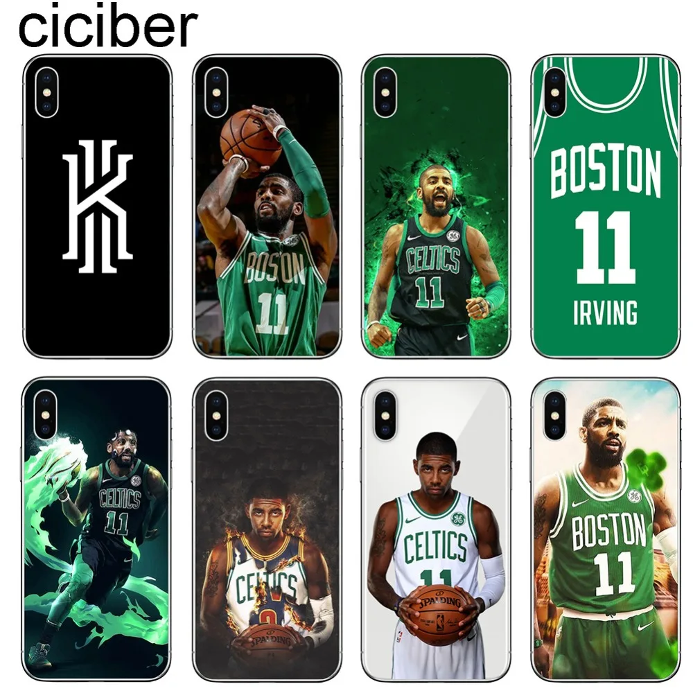 ciciber Celtics Kyrie Irving Basketball Phone Case Cover For iPhone X