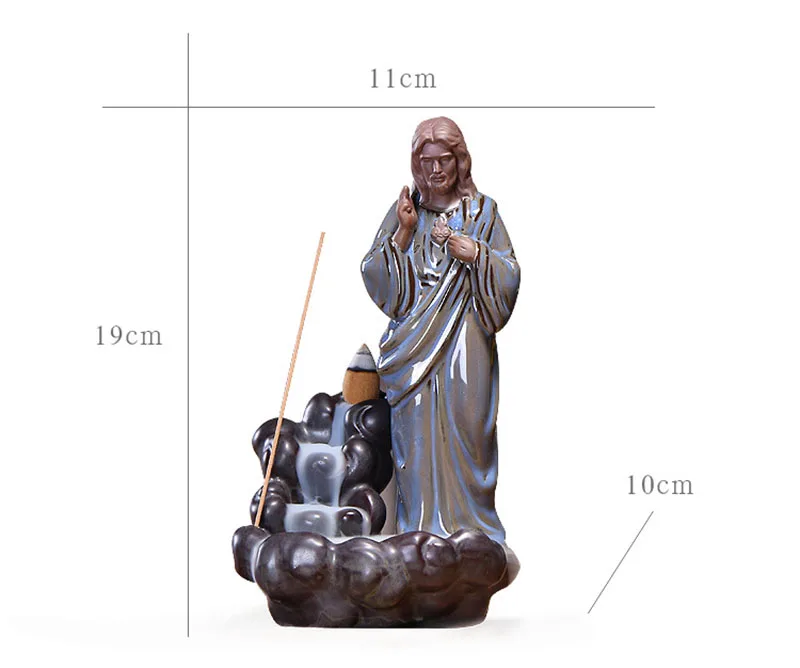1 шт Statu задний поток ладан горелка