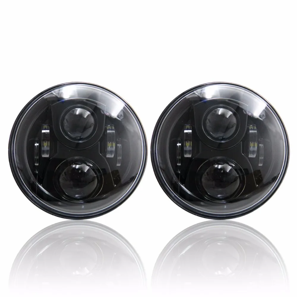 Buy Pair 7"Inch Round Headlamp Assembly 60W LED