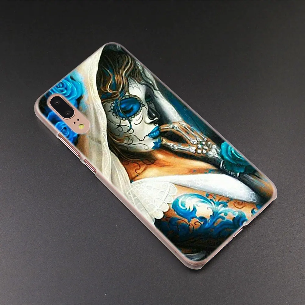 Модный прозрачный чехол MLLSE с черепом и катринами для Huawei P30 P20 P10 P9 P8 Lite 2017 Pro Mini P Smart