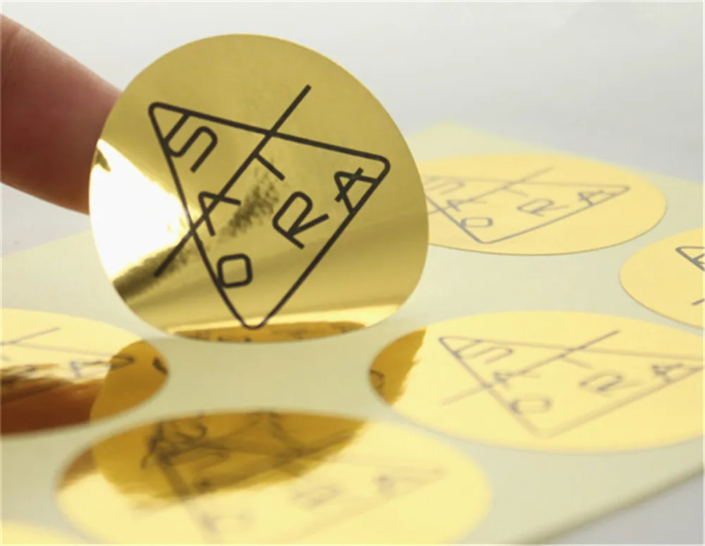 1000pcs customized round glossy