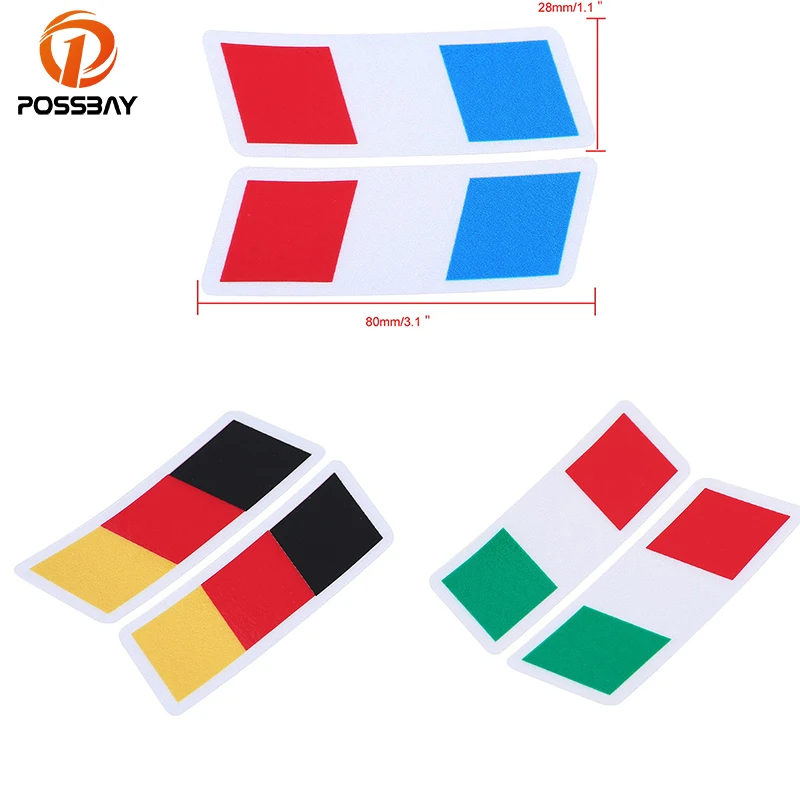 ##BUY POSSBAY France Italy Germany National Flag Sticker Car Motorcycle Auto Truck Decoration Decals Door Window Stickers