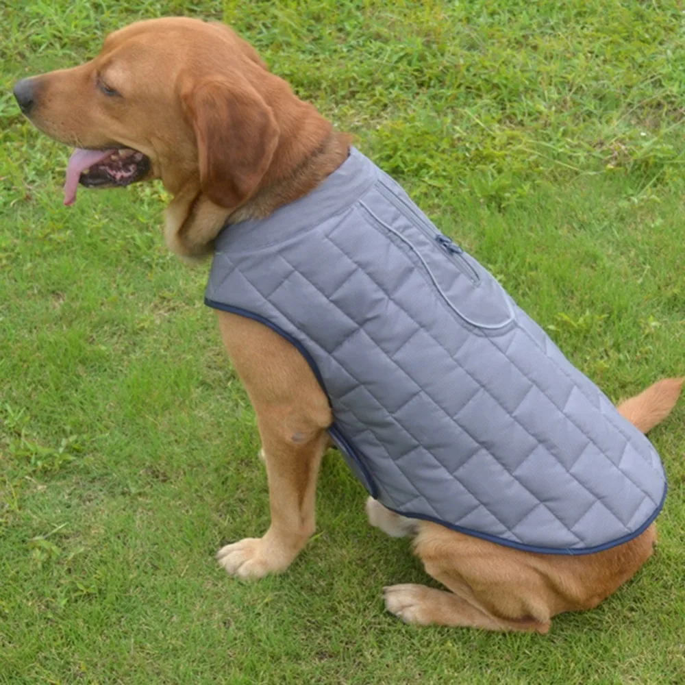 Одежда для домашних животных осень-зима собака двухсторонняя может носить теплую куртку куртка для домашних животных хлопок товары для