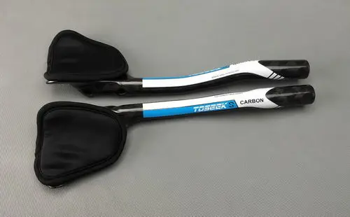 

TOSEEK Full Carbon Fiber Gloss Bike Rest Handlebar Diameter 31.8mm Road Bike Rest Bar Bicycle Cycling TT Handlebar For Long Ride