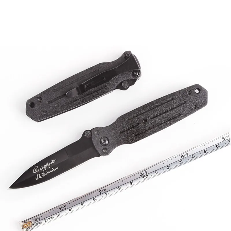 

M015 Pocket EDC Camping Survival Tool Folding Knife 5Cr13MoV Blade Ebony Handle Gift