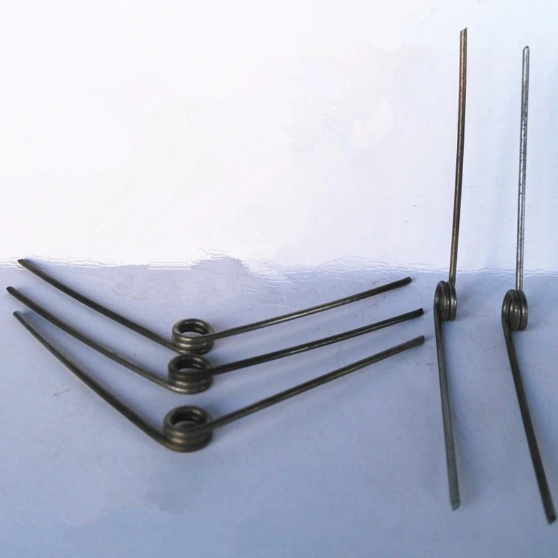 

10PCS Customized Machine Small Steel Adjustable Torsion Coil Spring, 1.2mm Wire Diameter x 7mm Out Diameterx 40mm Leg Length