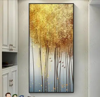 

Golden tree Diy 5d full diamond painting mosaic landscape Daimond painting ocean scenic Diamond Embroidery for home decoration