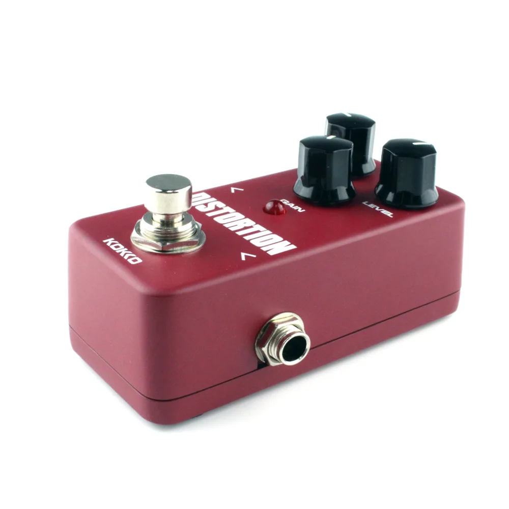 Kokko Distortion Guitar Effects Mini Effect Pedal Ture Bypass Tone Gain