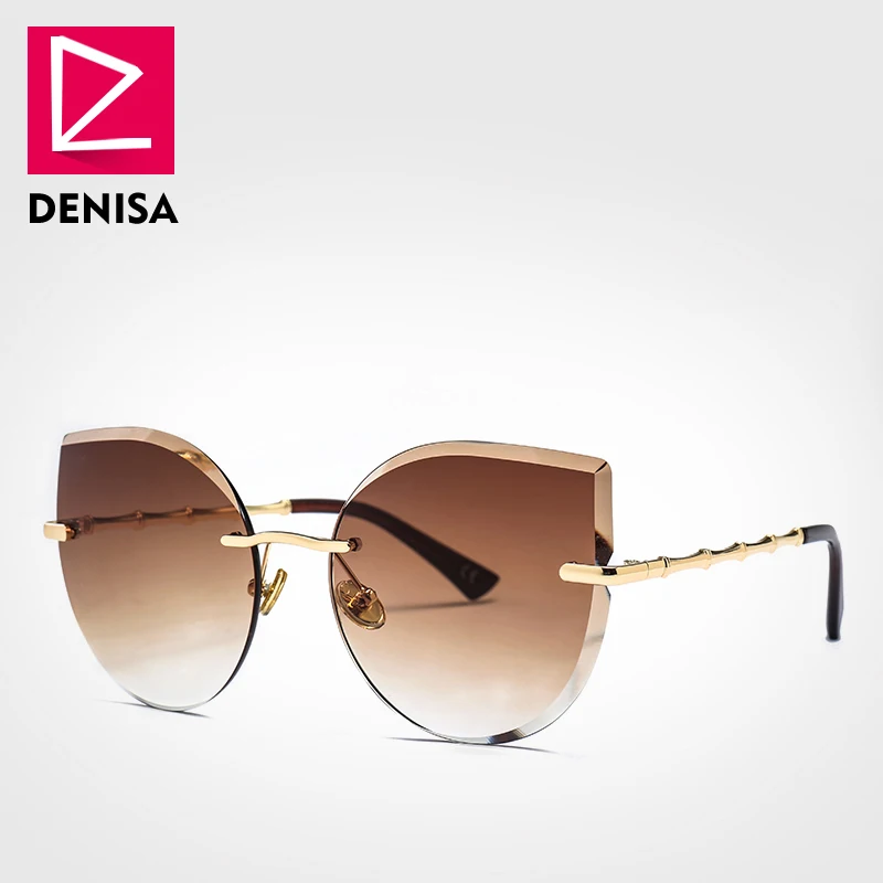 Солнцезащитные очки DENISA G23018 женские крутые модные кошачий глаз для вождения