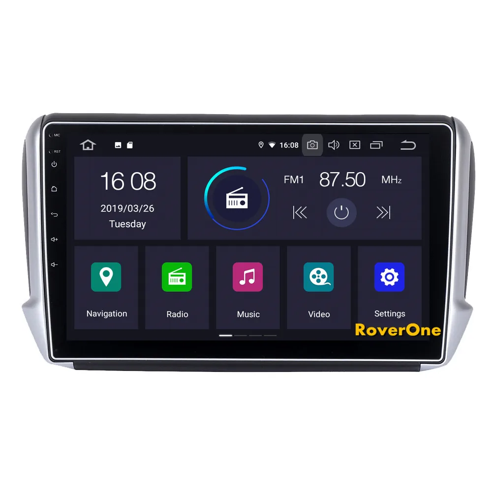 Discount For Peugeot 208 2008 Android 9.0 Auto Car Radio Stereo GPS Navigation Navi Media Multimedia System PhoneLink 16