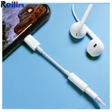 Reilim Audio adapter 3.5 headphone jack adapter for lightning to 3.5mm Audio Cable Connector support ios 12 for iphone 7, 8