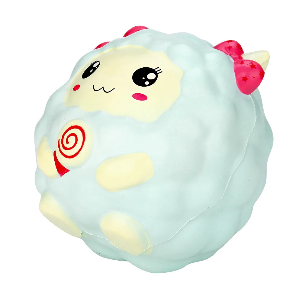 Мягкое jumbo Kawaii мультяшная овечка Антистресс игрушка ароматизированное супер медленное нарастающее при сжатии игрушки 30S8104 Прямая