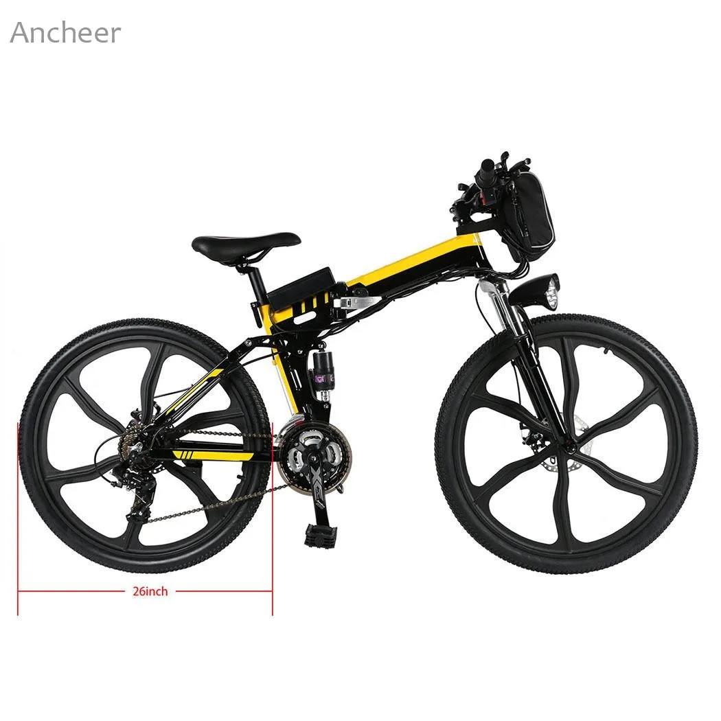 Sale 26inch 21 Speed Mountain Bike Foldable Electric Power Mountain Bicycle Lithium-Ion Battery Aluminum Alloy Bicycle Sports Cycling 1 Sale 26inch 21 Speed Mountain Bike Foldable Electric Power Mountain Bicycle Lithium-Ion Battery Aluminum Alloy Bicycle Sports Cycling 1