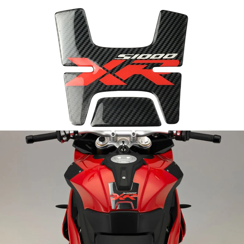 XUEFENG 3D Carbon-look Motorcycle Fuel Gas Cap Protector Decals Case For Honda Interceptor VFR800 1988-2009 
