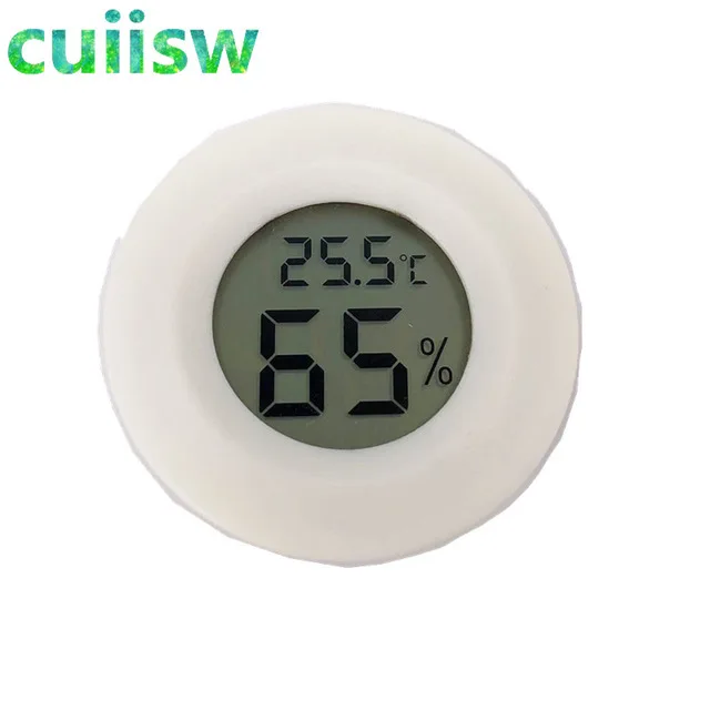 ЖК-цифровой термометр гигрометр холодильник тестер морозильника датчик измерителя температуры и влажности удобный цифровой ЖК-термометр - Цвет: Белый