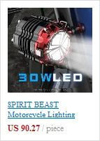 SPIRIT BEAST CB190 мотоциклы выделяют предупреждающие огни 12 В Водонепроницаемые огни Светодиодный фонарь для мотокросса модифицированные аксессуары для укладки