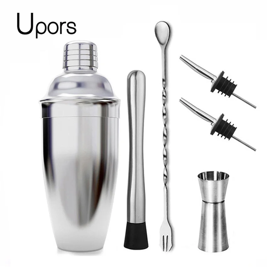 UPORS preparador de coctels de acero inoxidable agitador 550 ml/750 ml