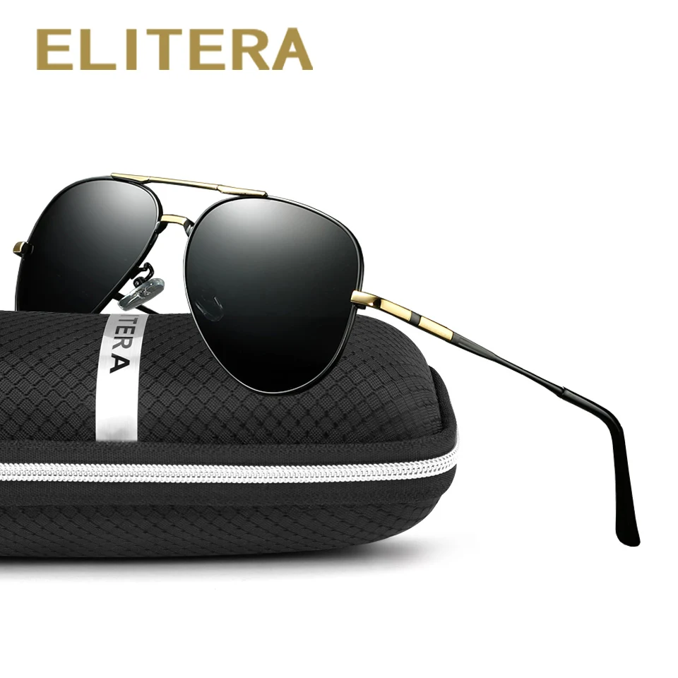 Мужские солнцезащитные очки ELITERA классические поляризационные для вождения