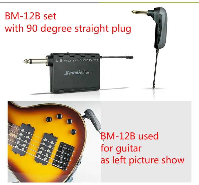 BAOMIC BM12 Professional UHF Wireless Instrument