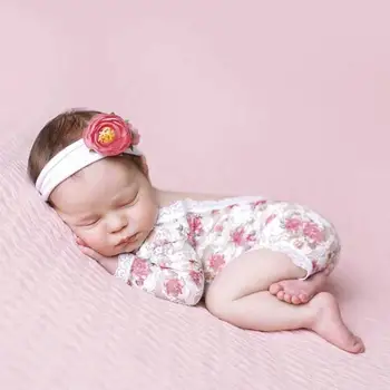 

Newborn Photography Props Infant Costume Princess Cute Toddler Girl Clothing Handmade Baby Girl Lace Romper Jumpsuit White