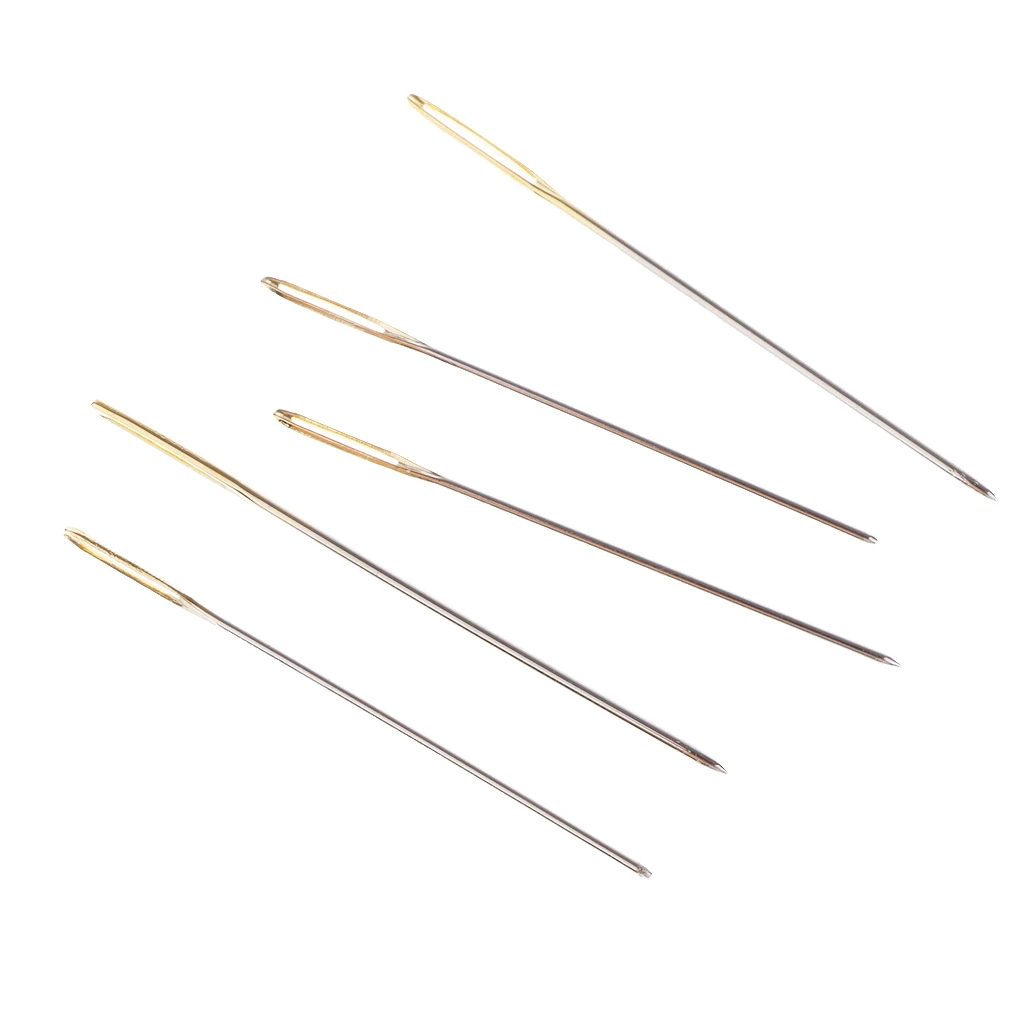 120Pcs Mixed Cross Stitch Needles Hand Embroidery Large EyeTapestry Needles for Sewing Darning DIY Crafts, Size 22 24 26