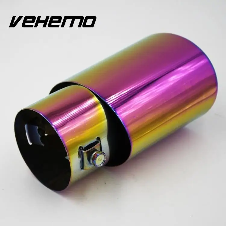 Vehemo автомобильной модификация автомобиля хвост сзади прямой выхлопной трубы Нержавеющая сталь