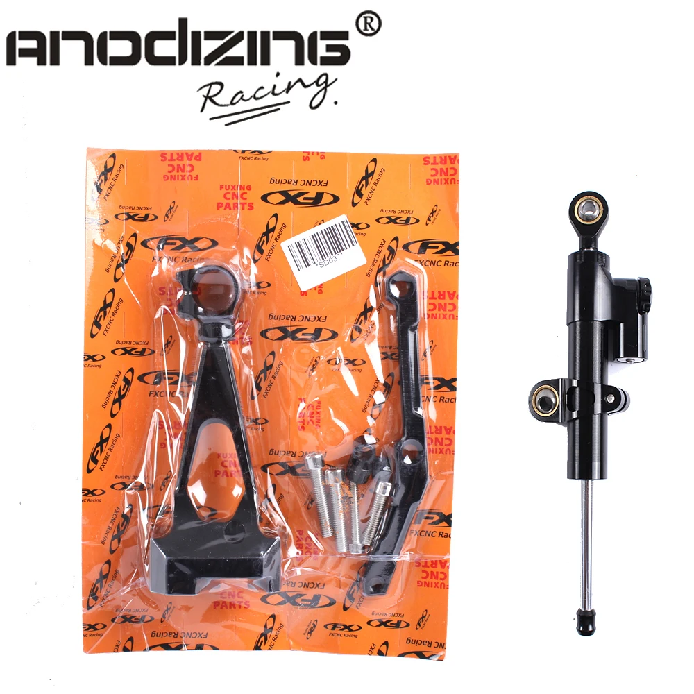 CNC Steering Damper Complete Set for YAMAHA MT09 MT 09 2013 2016