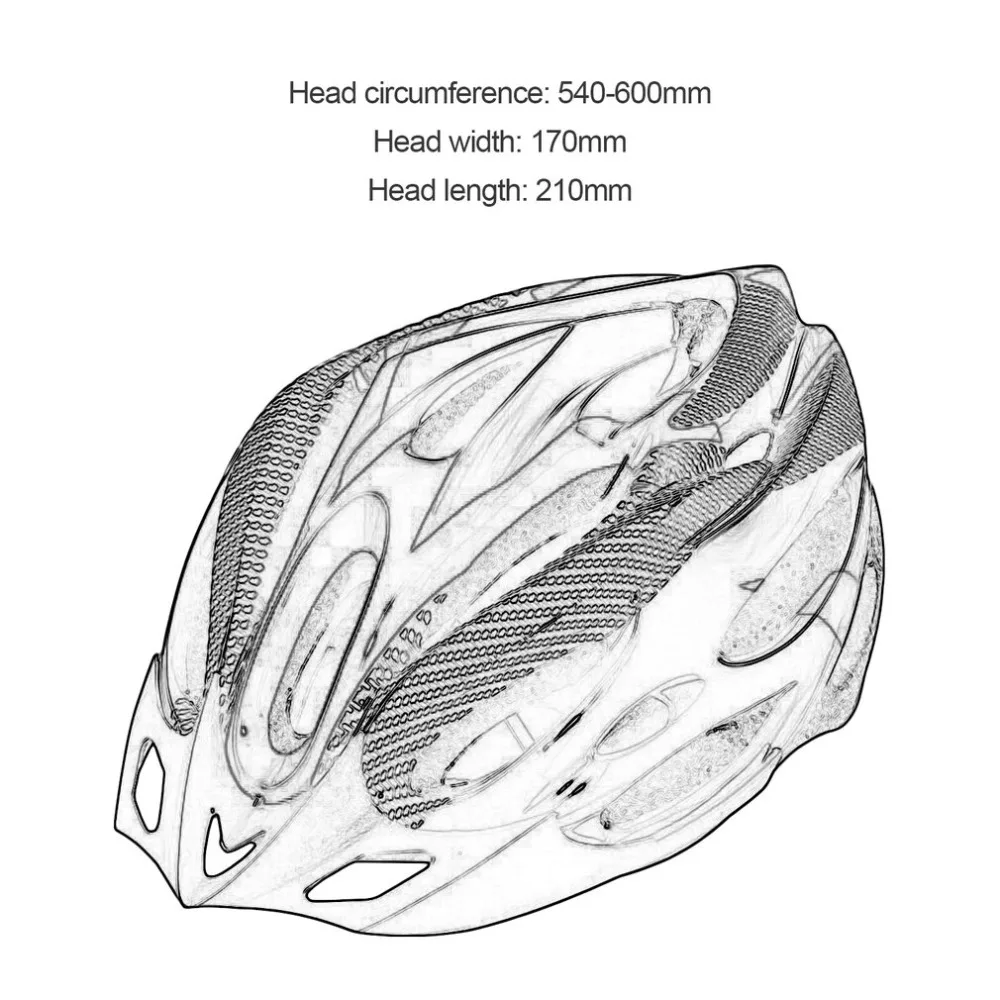 Bike Bicycle Riding Protective Helmet Integrated Molding Bike Safety Helmet Outer Shell With Impact-absorbing Foam Head Cover