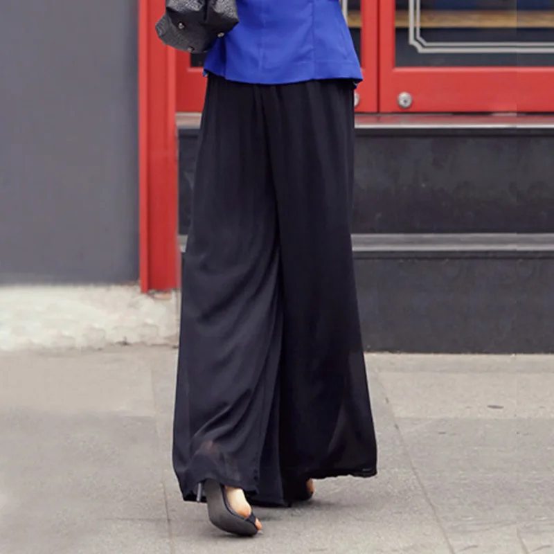Summer Ladies Loose Wide Leg Pants 