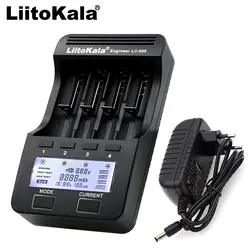 Liitokala Lii-500 100 202 402 300 1,2 В AA AAA NiMH литиевая батарея Зарядное устройство ЖК-дисплей 3,7 В 18650 18350 16340 10440 14500 26650 20170