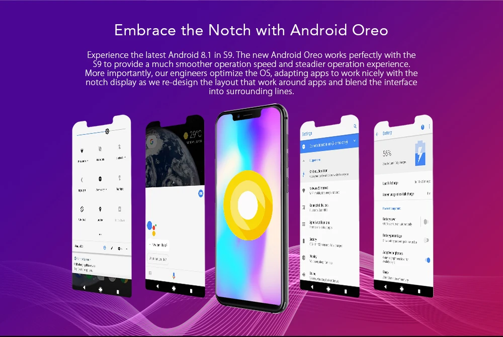 Original Leagoo S9 Android 8.1 Mobile Phone 5.85'' U-shape Display MT6750 Octa Core 4GB RAM 32GB ROM Smartphone Fingerprint OTG Original Leagoo S9 Android 8.1 Mobile Phone 5.85'' U-shape Display MT6750 Octa Core 4GB RAM 32GB ROM Smartphone Fingerprint OTG