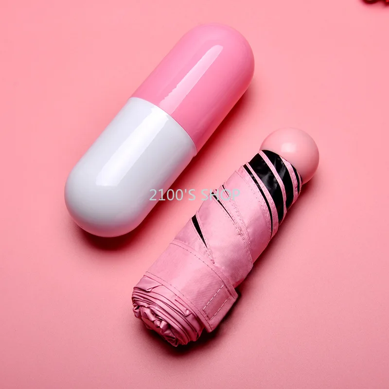 

Pocket Capsule Umbrella Ultra-light Mini Sunumbrella Anti-ultraviolet Sunshine Umbrella Folding Female